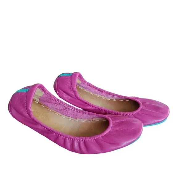 Tieks fuchsia ballet flats - Picture 2 of 5